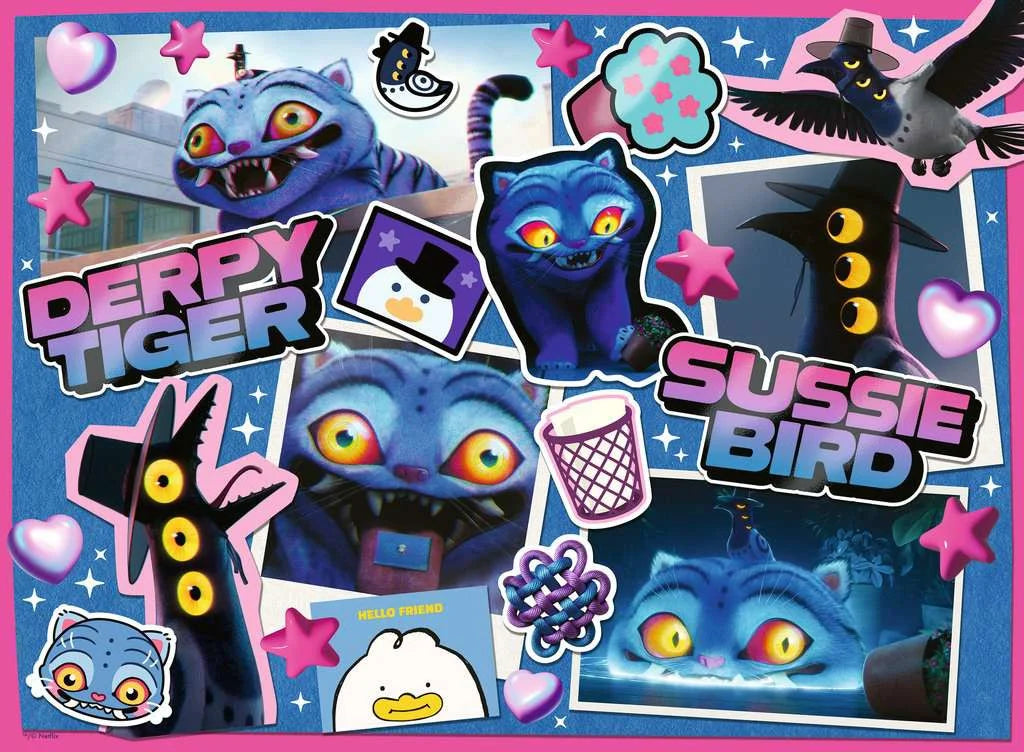 🧩 Puzzle Collector – K-Pop Demon Hunters – Derpy & Sussie – 300 pièces XXL – 49 x 36 cm 🧩