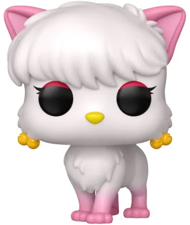 Funko Pop! Ranma ½ – Shampoo & Shampoo Chase (N°2028). Shampoo en tenue qipao rouge avec cheveux violets et armes circulaires, et version Chase en chat blanc et rose avec boucles d’oreilles dorées. Figurines fidèles au personnage emblématique de la série.