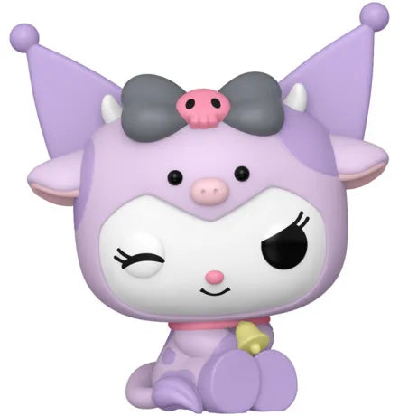 🐮💜 Funko Pop! Sanrio N°138 – Kuromi (Cow Cosplay) 💜🐮