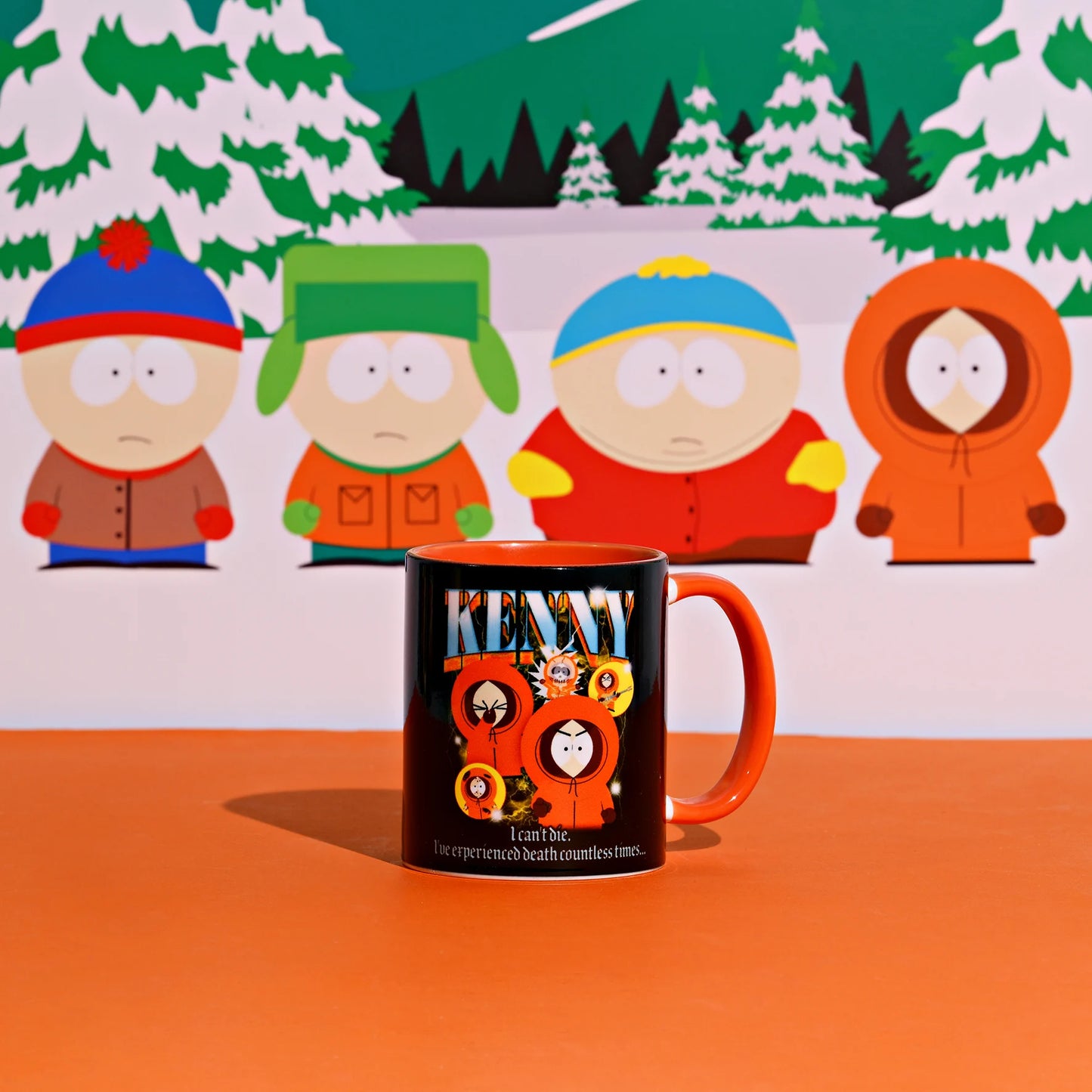 🧡💀 SOUTH PARK – Kenny – I Can't Die – Mug intérieur coloré 💀🧡