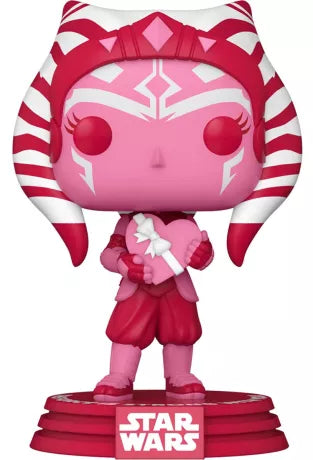 💖🌸 Funko Pop! Star Wars N°496 – Ahsoka – Valentine's Day Edition 🌸💖