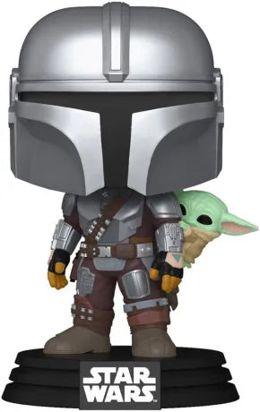 🛡️👶 Funko Pop! Star Wars N°818 – The Mandalorian with Grogu – The Mandalorian & Grogu 👶🛡️