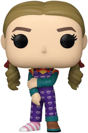 Funko Pop! Stranger Things – Holly Wheeler (N°1782), version saison 5, tenue colorée avec une seule chaussure.
