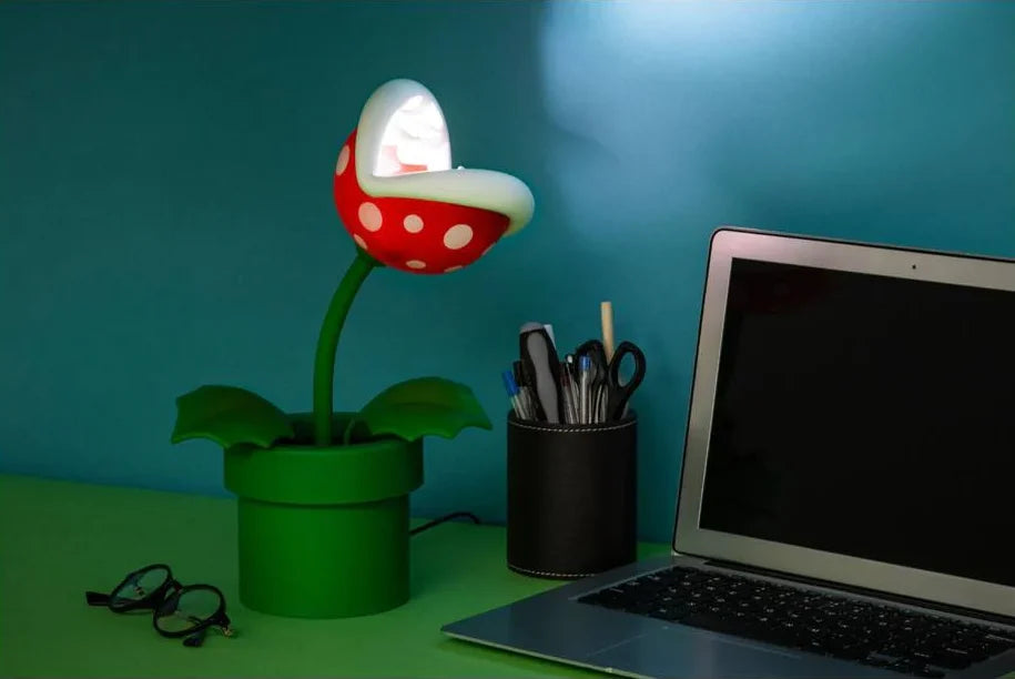 đ±đ Super Mario â Mini Plante Piranha â Lampe articulĂ©e â 20 cm đđ±