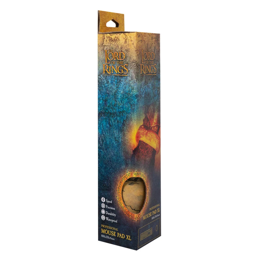 🗺️💍 Tapis de Bureau XL – Terre du Milieu – Le Seigneur des Anneaux 🧙♂️⚔️