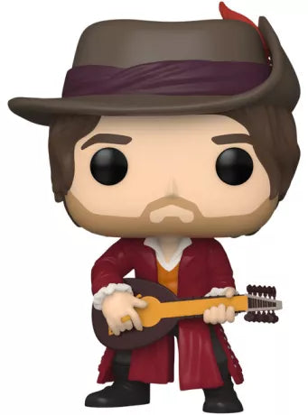 Funko Pop! Jaskier (1320) – Chase Edition – Figurine exclusive représentant le célèbre barde de The Witcher, vêtu de rouge et tenant son luth. Un must-have pour les fans de la série Netflix et les collectionneurs !