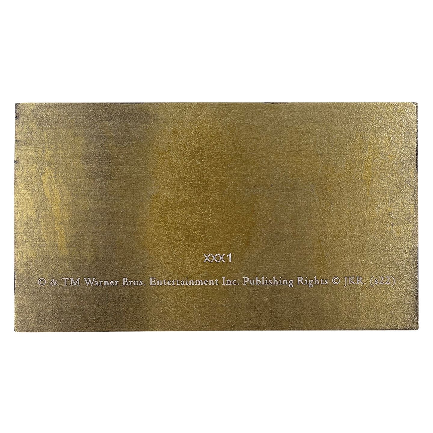 🧙♂️🚂 Ticket Poudlard Express – Réplique Métal Antique – Harry Potter (Édition Limitée) 🚂🧙♂️