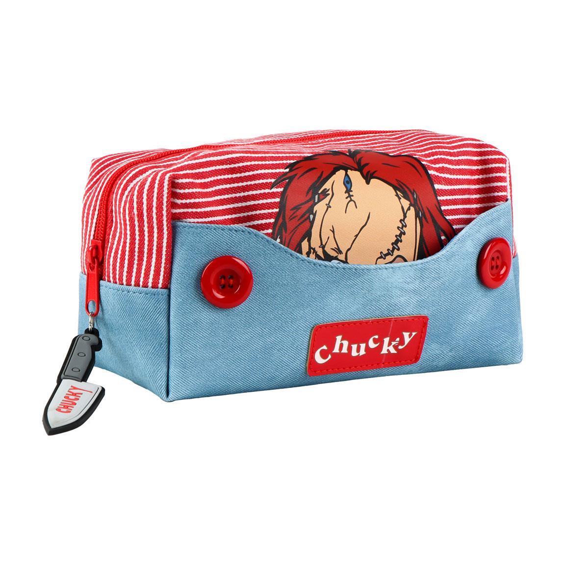 🟦 Trousse de Voyage – Chucky – Licence Officielle 🔪