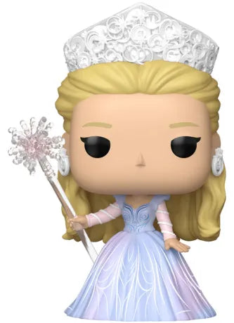 Funko Pop! Wicked â Glinda (N°1926) â Glinda en robe bleue. Figurine Ă©lĂ©gante avec robe pastel et baguette magique, inspirĂ©e du film musical Wicked.
