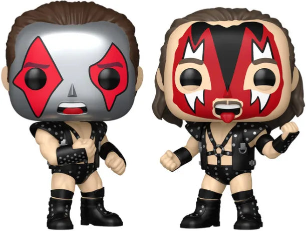 💥⛓️ Funko Pop! WWE – Demolition: Ax & Smash – 2-Pack – Metallic ⛓️💥
