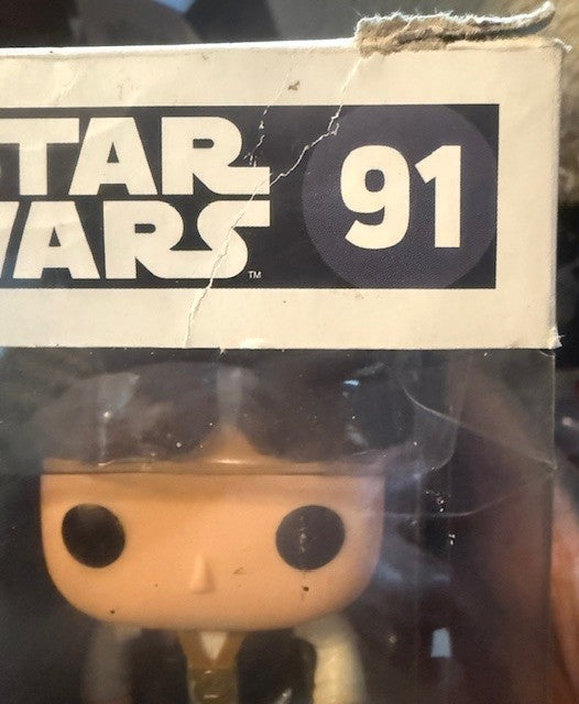 🌌🏅 Funko Pop! N°91 – Han Solo Ceremony (Han Solo en tenue de cérémonie) – 2016 Galactic Convention Exclusive – Star Wars: Episode IV – A New Hope (Star Wars : Épisode IV – Un nouvel espoir) 🏅🌌 PRODUIT RESCAPÉ