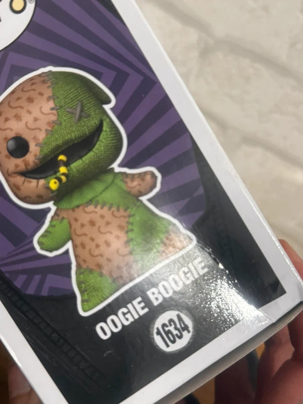 🎲🐛 Funko Pop! N°1634 – Oogie Boogie (Flocked) – Funko Exclusive – The Nightmare Before Christmas (L’Étrange Noël de Monsieur Jack) 🐛🎲  PRODUIT RESCAPÉ