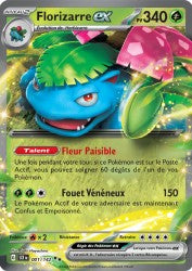 Florizarre ex - Carte Pokémon Double Rare (SCR - Couronne Stellaire) 001/142 🌟🌟✨