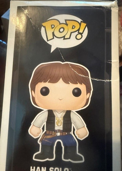 🌌🏅 Funko Pop! N°91 – Han Solo Ceremony (Han Solo en tenue de cérémonie) – 2016 Galactic Convention Exclusive – Star Wars: Episode IV – A New Hope (Star Wars : Épisode IV – Un nouvel espoir) 🏅🌌 PRODUIT RESCAPÉ