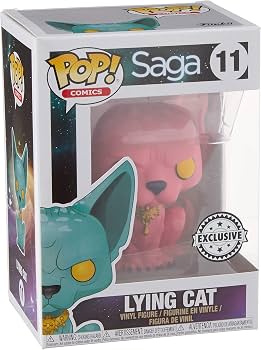 🐱💗 Funko Pop! Comics N°11 – Lying Cat (Pink) (Chat Mensonge – Rose) – Exclusive – Saga 💗🐱 PRODUIT RESCAPÉ