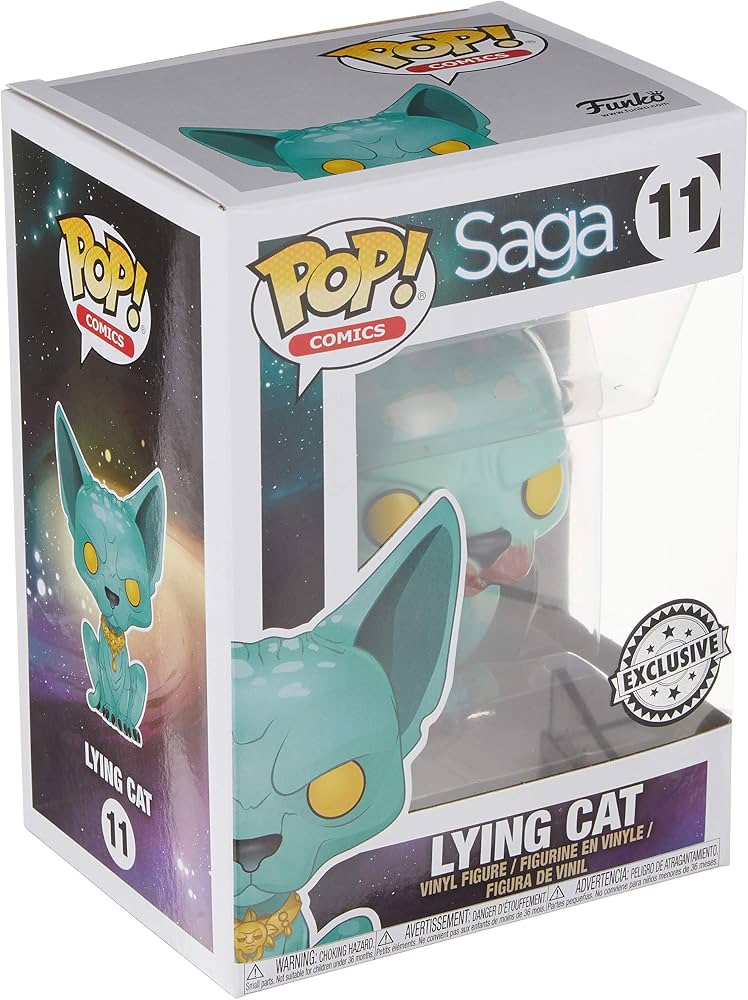 🐱🩸 Funko Pop! Comics N°11 – Lying Cat (Bloody) (Chat Mensonge – Ensanglanté) – Exclusive – Saga 🩸🐱