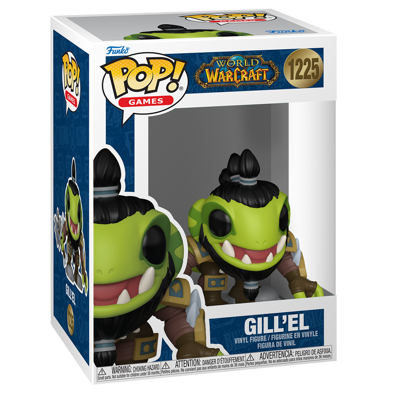 🐸⚔️ Funko Pop! Games N°1225 – Gill’el (Murloc en cosplay de Thrall) – World of Warcraft ⚔️🐸
