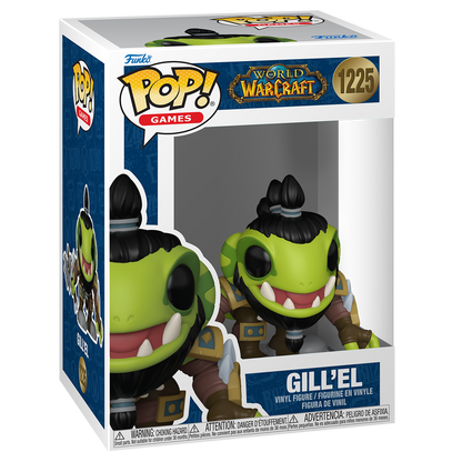 🐸⚔️ Funko Pop! Games N°1225 – Gill’el (Murloc en cosplay de Thrall) – World of Warcraft ⚔️🐸