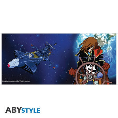 Mug Albator – Space Pirate Captain Harlock – 320 ml – ABYstyle. Mug en céramique illustré avec Albator et le vaisseau Arcadia. Idéal pour les fans d’anime cultes et de science-fiction.