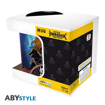 Mug Albator – Space Pirate Captain Harlock – 320 ml – ABYstyle. Mug en céramique illustré avec Albator et le vaisseau Arcadia. Idéal pour les fans d’anime cultes et de science-fiction.