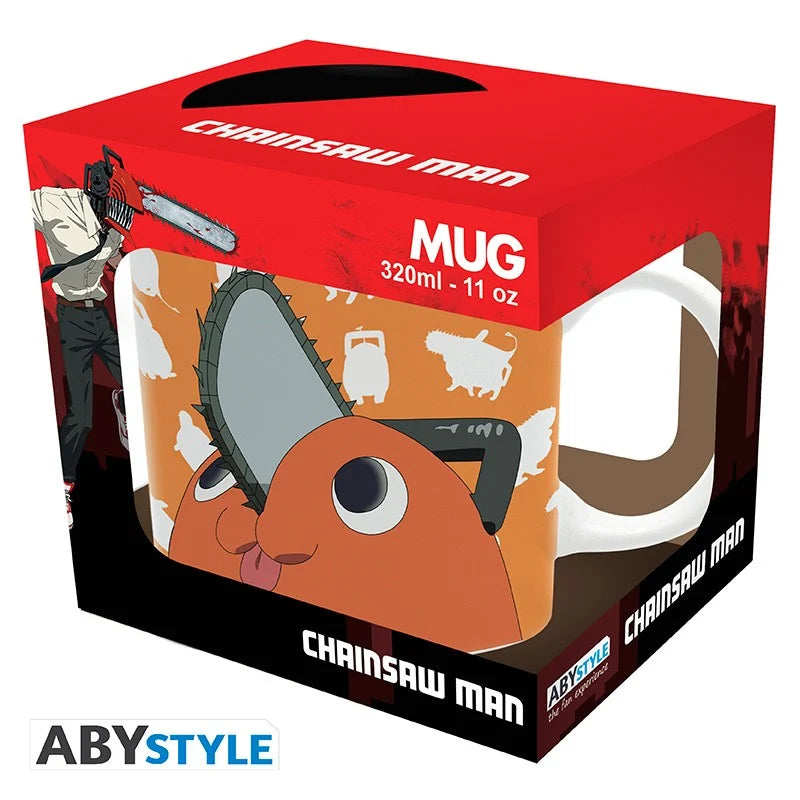 🪚🧡 Chainsaw Man – Pochita – mug – 320 ml 🧡🪚