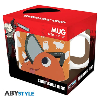 🪚🧡 Chainsaw Man – Pochita – mug – 320 ml 🧡🪚