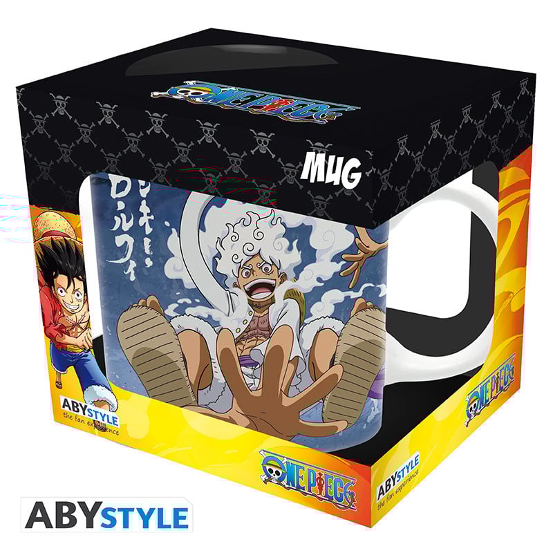 🏴‍☠️🔥 Mug One Piece – Monkey D. Luffy Nika – 320 ml – ABYstyle 🔥🏴‍☠️