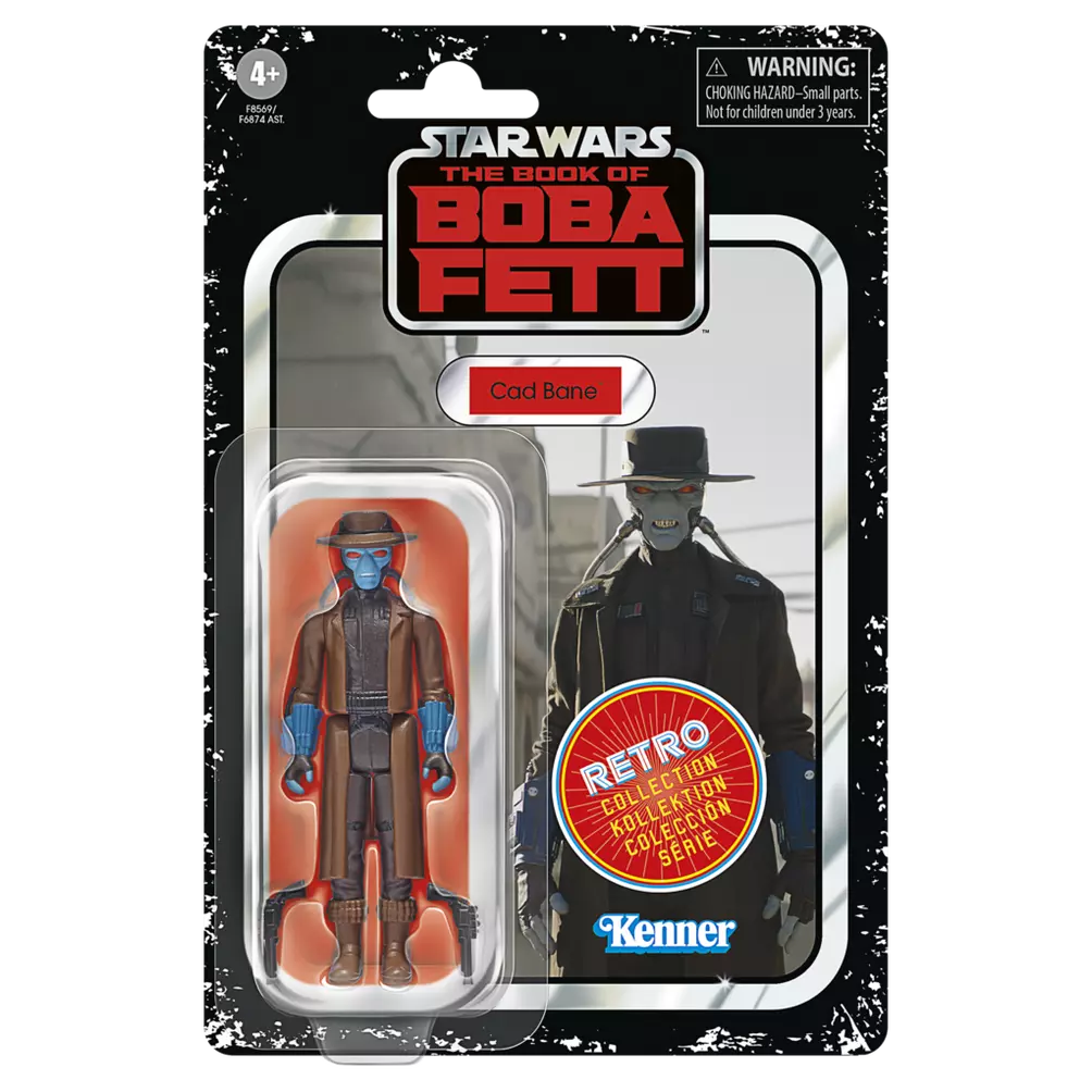 🔥🤠 Figurine Star Wars – The Book of Boba Fett – Cad Bane – Retro Collection – 10 cm 🤠🔥