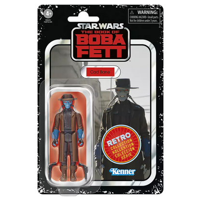 🔥🤠 Figurine Star Wars – The Book of Boba Fett – Cad Bane – Retro Collection – 10 cm 🤠🔥