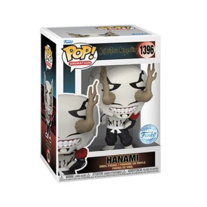 Funko Pop! Jujutsu Kaisen – Hanami (N°1396). Figurine du fléau Hanami avec masque végétal et détails inspirés de ses combats.