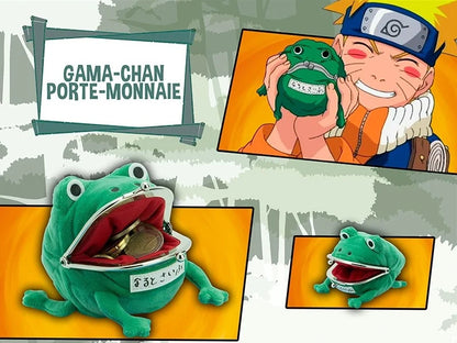🐸💰 Naruto Shippuden – Porte-monnaie réplique Gama-chan 💰🐸