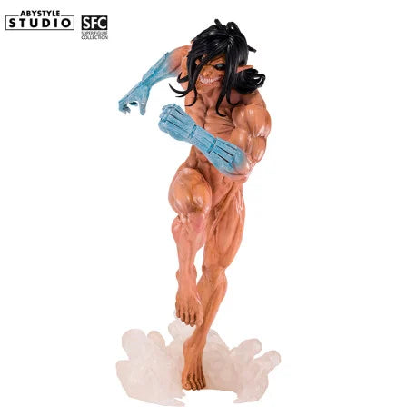 🔥🧱 Figurine Eren Titan – SFC – L’Attaque des Titans – 19 cm  🧱🔥