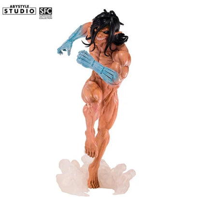🔥🧱 Figurine Eren Titan – SFC – L’Attaque des Titans – 19 cm  🧱🔥