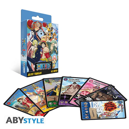 🏴‍☠️🃏 One Piece – Jeu de 7 familles – 42 cartes 🃏🏴‍☠️