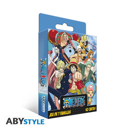 🏴‍☠️🃏 One Piece – Jeu de 7 familles – 42 cartes 🃏🏴‍☠️