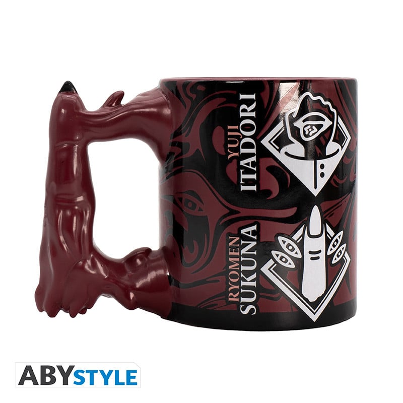🔥👹 Mug 3D Jujutsu Kaisen – Yuji Itadori & Sukuna – 460 ml 👹🔥