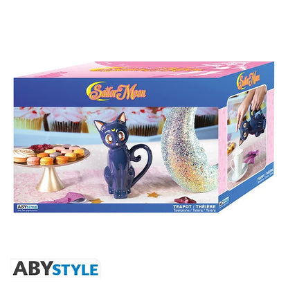 🌙🐱 Sailor Moon – Luna – Théière 3D – 1000 ml 🐱🌙