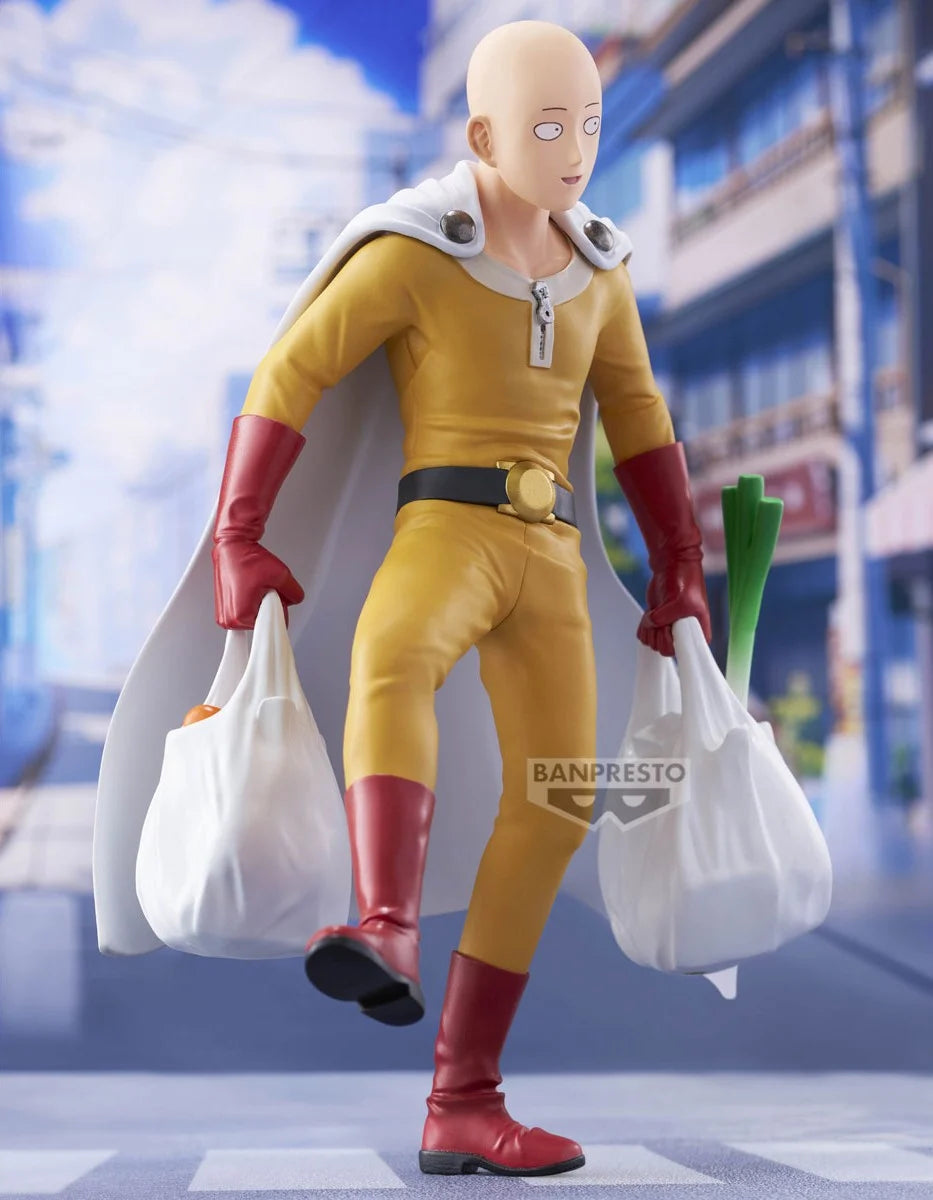 👊🥬 figurine one punch man – saitama – 20 cm – banpresto 🥬👊