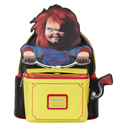 🔪🎒 Mini Sac à Dos Loungefly – Chucky – Jack In The Box – 22,8 x 26,6 x 11,4 cm 🩸🤡