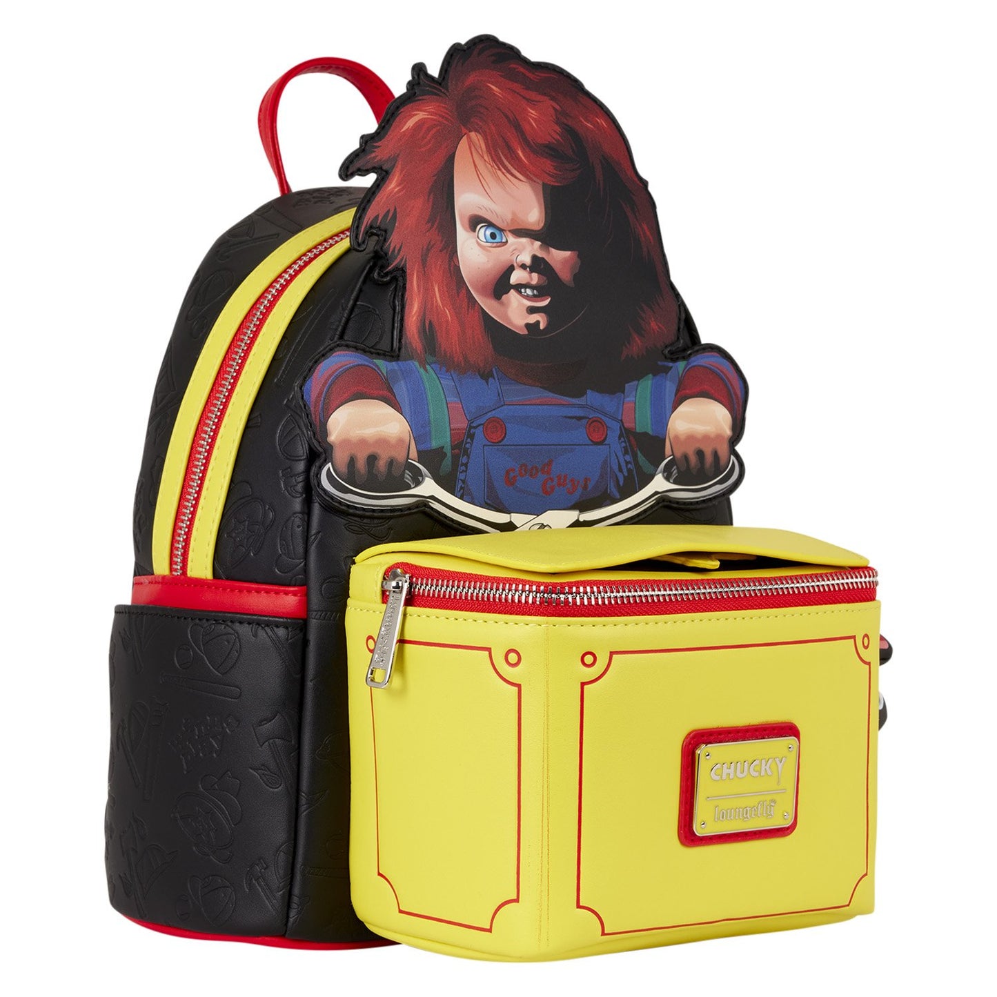 🔪🎒 Mini Sac à Dos Loungefly – Chucky – Jack In The Box – 22,8 x 26,6 x 11,4 cm 🩸🤡