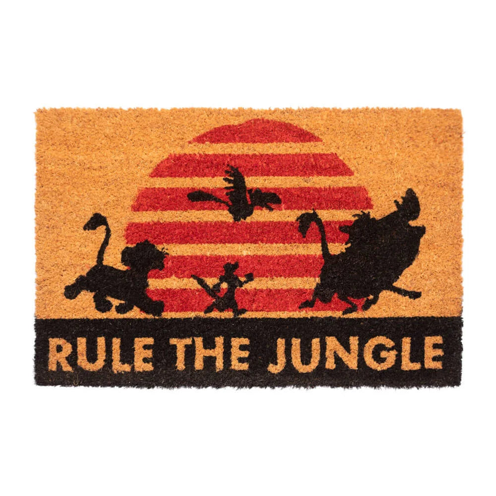 🦁🌅 Paillasson Le Roi Lion – Rule the Jungle – Disney 🐾🔥