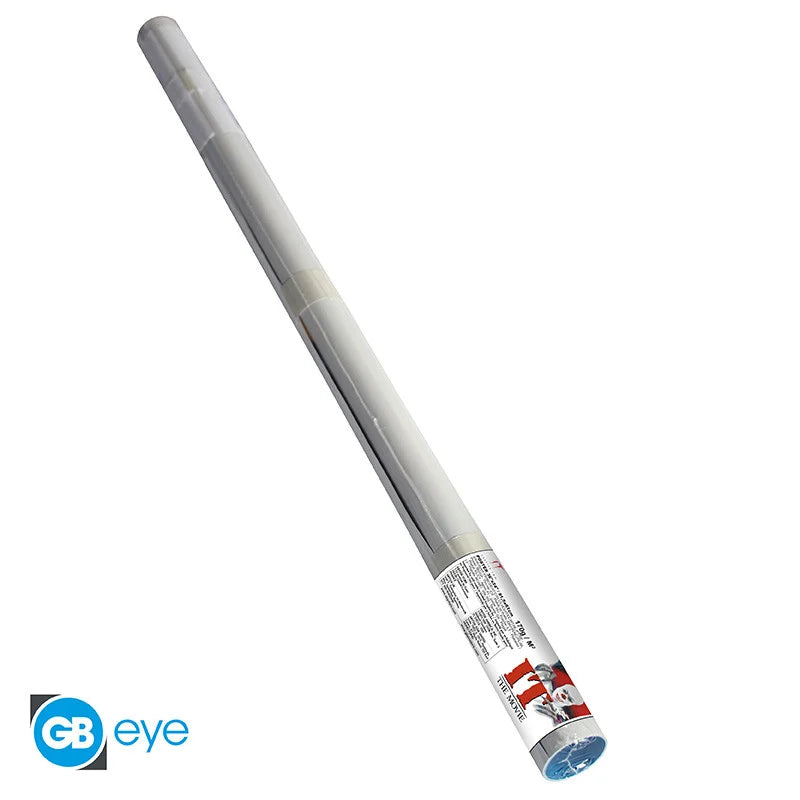 Poster Ça – 1990 Key Art – 91 x 61 cm. Illustration de Pennywise le clown avec le logo du film It, ambiance horrifique et iconique.