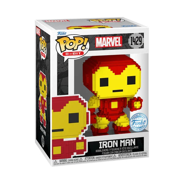 🤖❤️ Funko Pop! Marvel N°1429 – Iron Man 8-Bit – Marvel ❤️🤖