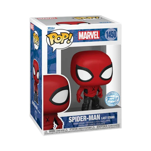 🕷️🔴 Funko Pop! Marvel N°1450 – Spider-Man Last Stand (Spider-Man : Dernier Combat) – Special Edition (Édition spéciale) 🔴🕷️