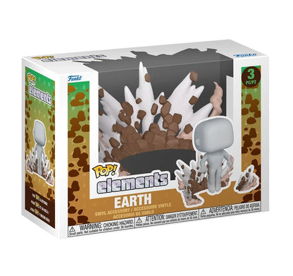 🪨🌍 Funko Pop! Elements – Earth – Diorama Accessory (3 PCS) 🌍🪨