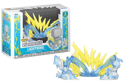 ⚡💙 Funko Pop! Elements – Lightning – Diorama Accessory (3 PCS) 💙⚡