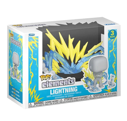 ⚡💙 Funko Pop! Elements – Lightning – Diorama Accessory (3 PCS) 💙⚡