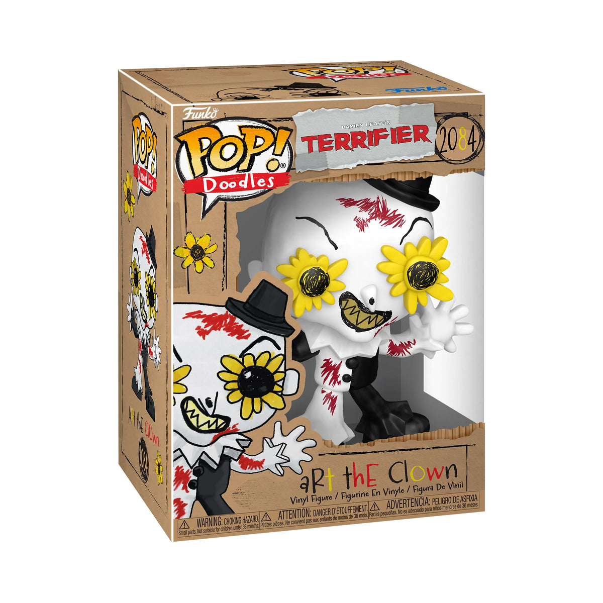 🤡🌻 Funko Pop! Doodles N°2084 – Art the Clown – Terrifier 🌻🤡