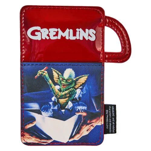 🎬👹 Porte-cartes Loungefly – Gremlins 40e Anniversaire – Vintage Thermos® 👹🎬