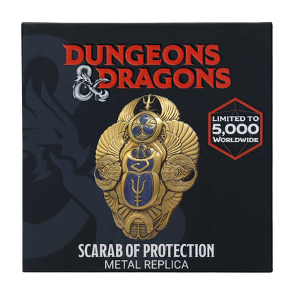 🐉⚔️ Scarabée de Protection – Dungeons & Dragons – Réplique Métal Édition Limitée ⚔️🐉